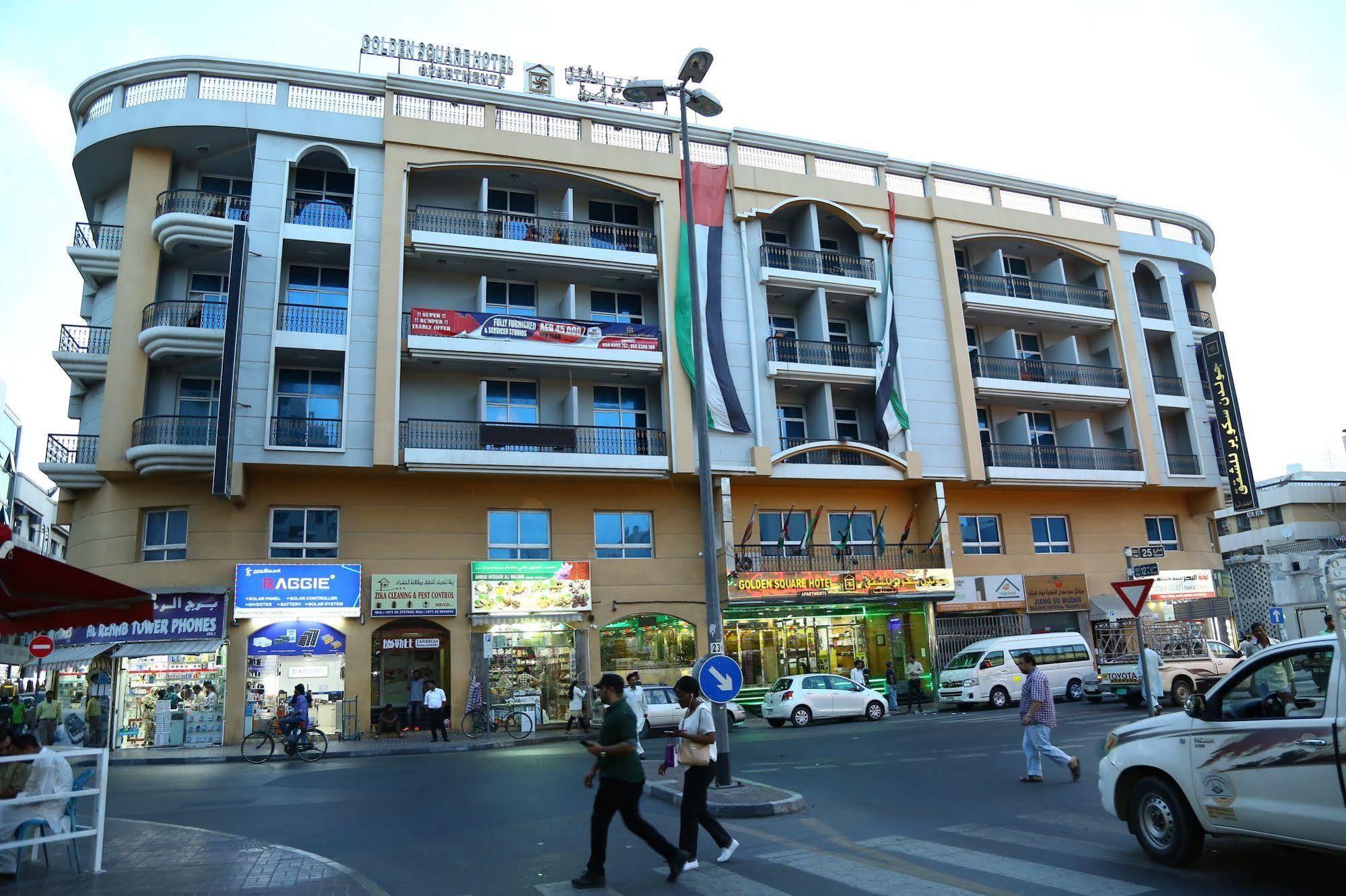 Golden Square Hotel Apartments Dubai Exterior foto